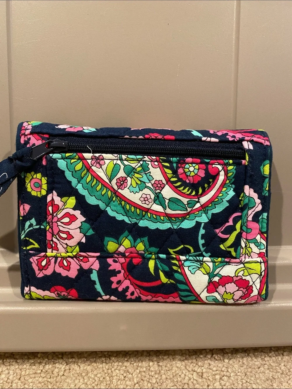 Vera Bradley Trifold Wallet. NWOT. Petal Paisley
